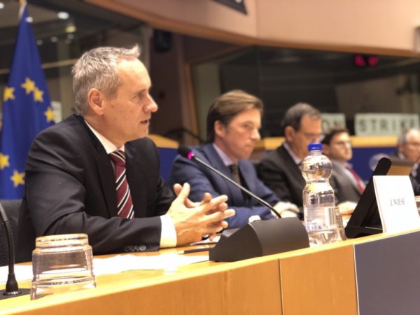 Juergen Wiese, Chairman of the EBAA at the European Parliament